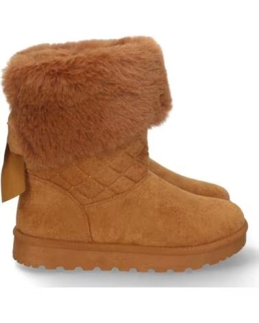 SPORT3PUNTO0 ZZ-19-CAMEL STIVALI IN PELLE E PELLICCIA CON FIOCCO VARIOS COLORES