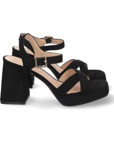 SPORT3PUNTO0 1A-1743 SANDALI CON TACCO ALTO IN NERO VARIOS COLORES