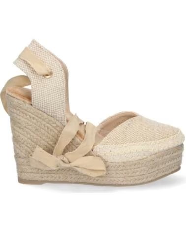 SPORT3PUNTO0 1A-1649 ESPADRILLE COMPENSÉE ABRICOT VARIOS COLORES