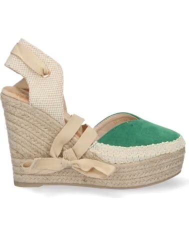 SPORT3PUNTO0 1A-1649 ESPADRILLE COMPENSÉE VERTE VARIOS COLORES