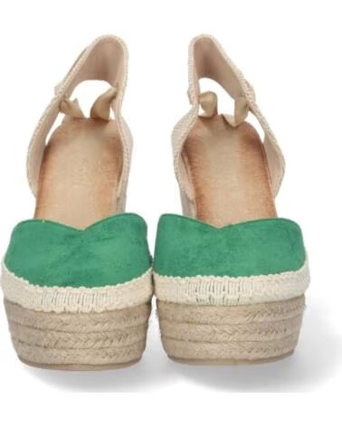 SPORT3PUNTO0 1A-1649 ESPADRILLE COMPENSÉE VERTE VARIOS COLORES