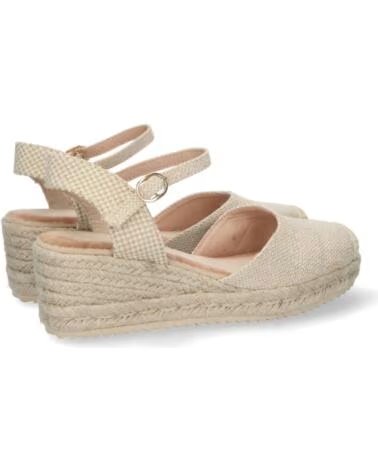 SPORT3PUNTO0 1CF-1580 ESPADRILLE COMPENSÉE ABRICOT VARIOS COLORES