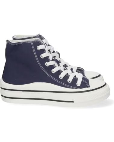SPORT3PUNTO0 ABX0211 MARINEBLAUE HIGH-TOP-SNEAKER AUS SEGELTUCH VARIOS COLORES