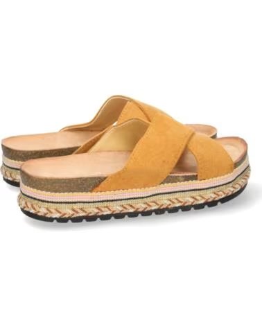 SPORT3PUNTO0 TC-705 FLACHE CAMEL SANDALEN GEKREUZT VARIOS COLORES