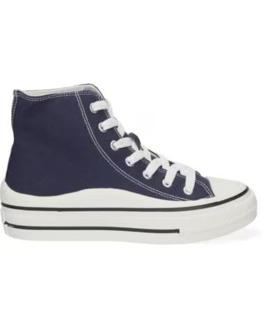 SPORT3PUNTO0 ABX0211 MARINEBLAUE HIGH-TOP-SNEAKER AUS SEGELTUCH VARIOS COLORES