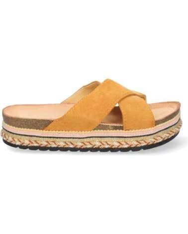 SPORT3PUNTO0 TC-705 FLACHE CAMEL SANDALEN GEKREUZT VARIOS COLORES