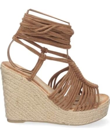 SPORT3PUNTO0 1A-1563 SANDALO CON ZEPPA CAMEL VARIOS COLORES