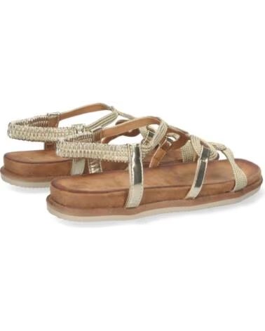 SPORT3PUNTO0 1AF-1709 FLACHE SANDALEN GOLD VARIOS COLORES