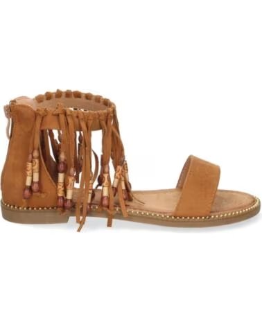 SANDALI BASSI SPORT3PUNTO0 WH-68 CAMEL CON FRANGE E PERLINE VARIOS COLORES