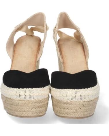 SPORT3PUNTO0 1A-1649 SCHWARZE KEILABSATZ-ESPADRILLES VARIOS COLORES
