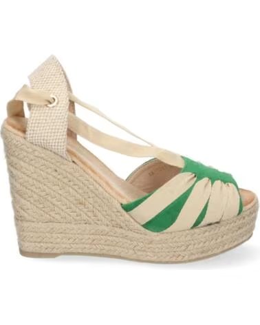 SPORT3PUNTO0 1A-1561 KEILSANDALETTEN GRÜN BEIGE VARIOS COLORES