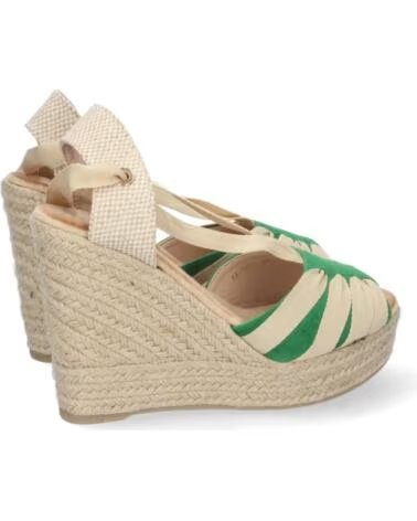 SPORT3PUNTO0 1A-1561 KEILSANDALETTEN GRÜN BEIGE VARIOS COLORES