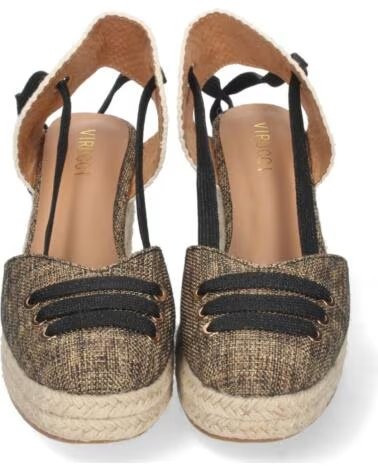 SPORT3PUNTO0 VR2-068 KEILABSATZ-ESPADRILLES MIT BÄNDERN VARIOS COLORES