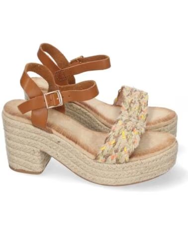 SANDALI CON TACCO ALTO SPORT3PUNTO0 1CF-1556-CAMEL VARIOS COLORES