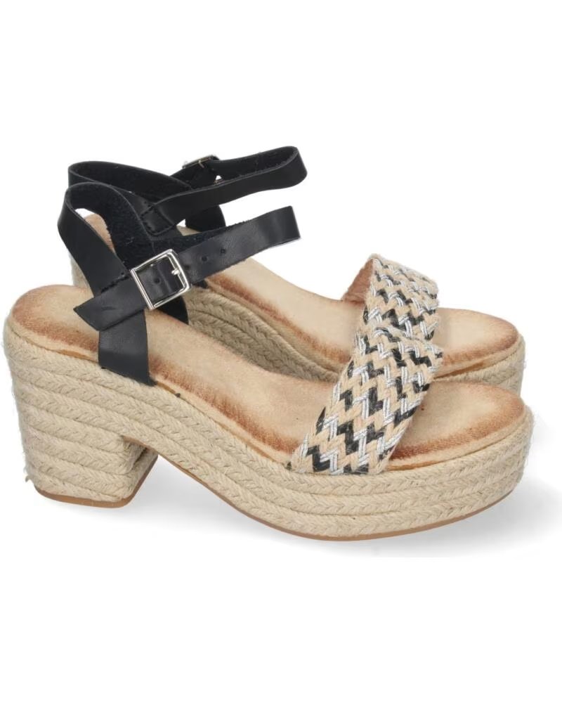 SPORT3PUNTO0 1CF-1556 SCHWARZE PLATEAU-SANDALEN VARIOS COLORES