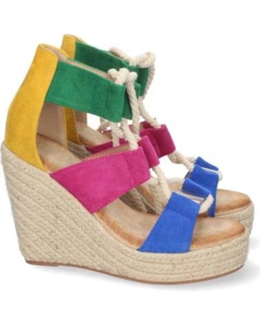 SPORT3PUNTO0 1DB-1541 SANDALI CON ZEPPA MULTICOLORE VARIOS COLORES
