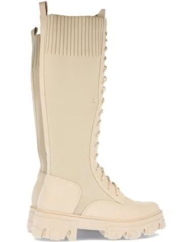 SPORT3PUNTO0 2E-1533 BEIGE SCHNÜR-LANGSCHAFTSTIEFEL VARIOS COLORES