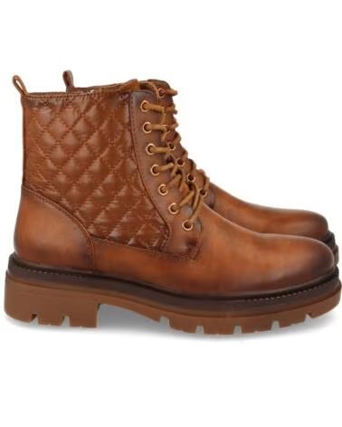 SPORT3PUNTO0 VR1-320 GESTEPPTE LEDER-STIEFELETTEN MIT SCHNÜRUNG VARIOS COLORES