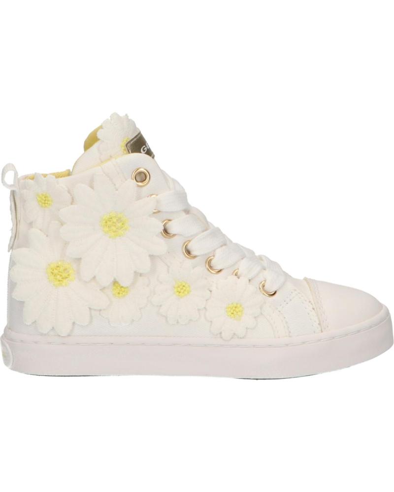 Sneaker für Mädchen GEOX J9204L 00011 JR CIAK C1000 WHITE