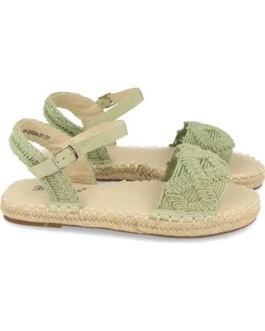 SPORT3PUNTO0 2S25 FLACHE ESPARTO-SANDALEN GRÜN VARIOS COLORES