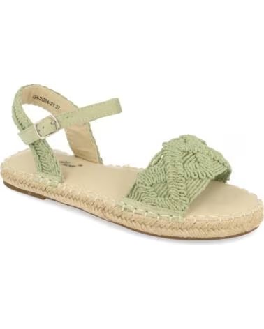 SPORT3PUNTO0 2S25 FLACHE ESPARTO-SANDALEN GRÜN VARIOS COLORES