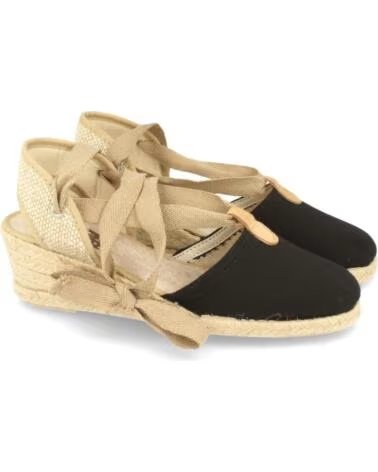 SPORT3PUNTO0 K2122501-SCHWARZ ESPADRILLES MIT KEILABSATZ VARIOS COLORES