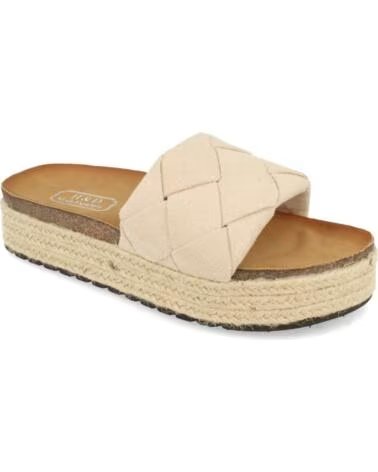 FLACHE SANDALE SPORT3PUNTO0 YT32 BEIGE GEKREUZT VARIOS COLORES