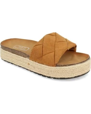 SPORT3PUNTO0 YT32-CAMEL FLACHE GEFLOCHTENE SANDALEN VARIOS COLORES