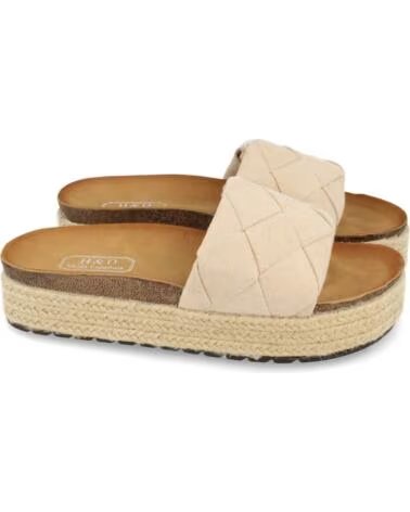 FLACHE SANDALE SPORT3PUNTO0 YT32 BEIGE GEKREUZT VARIOS COLORES