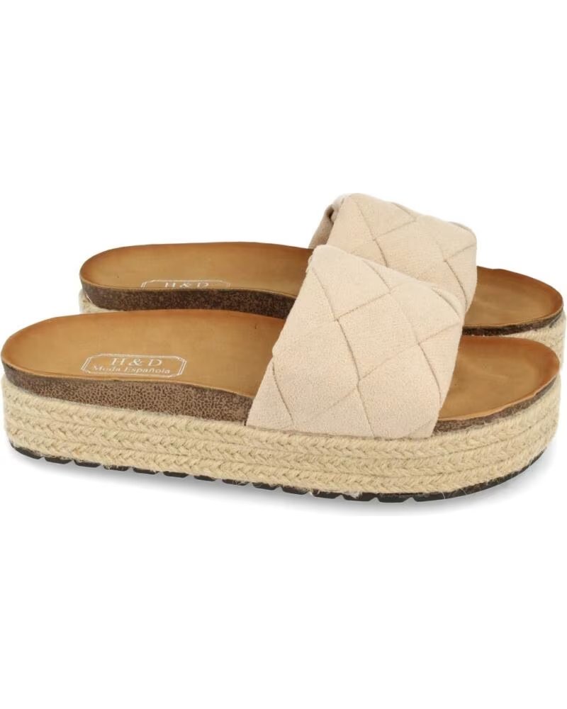 FLACHE SANDALE SPORT3PUNTO0 YT32 BEIGE GEKREUZT VARIOS COLORES