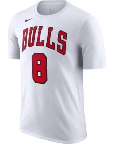 NIKE T-SHIRT CHICAGO BULLS DR6367 104 BLANCO