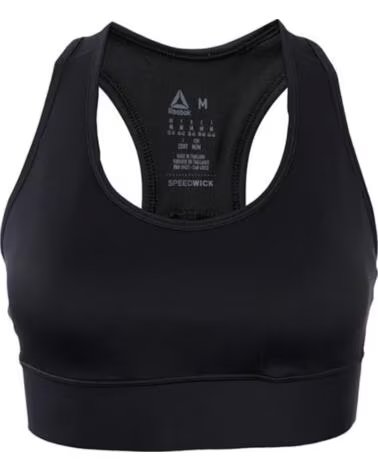 TOP DE SPORT REEBOK RE TOUGHT BRA D78704 NOIR NEGRO