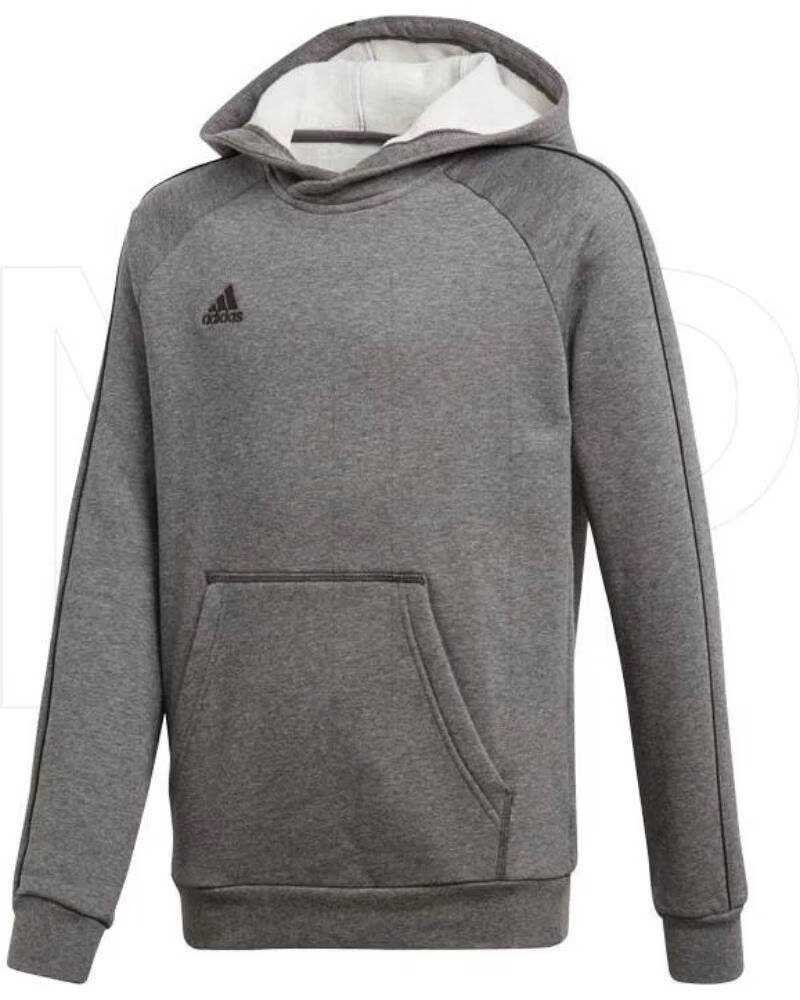 ADIDAS FELPA CORE18 HOODY Y CV3429 GRIGIO GRIS