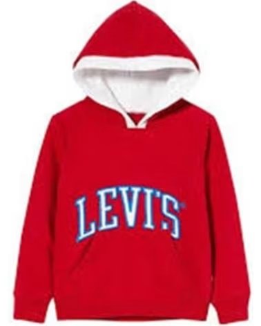 LEVI´S VARSITY PULLOVER KAPUZENPULLOVER 9EA990-R2F ROT ROJO