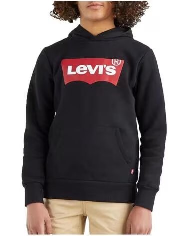LEVIS FELPA CON CAPPUCCIO S KNIT TOP 9E8778 023 NERO NEGRO