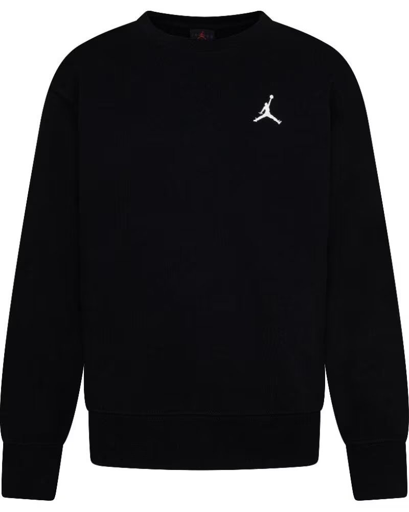 NIKE SWEATSHIRT BROOKLYN FLC ESS CREW C-O 9BD235 023 NEGRO