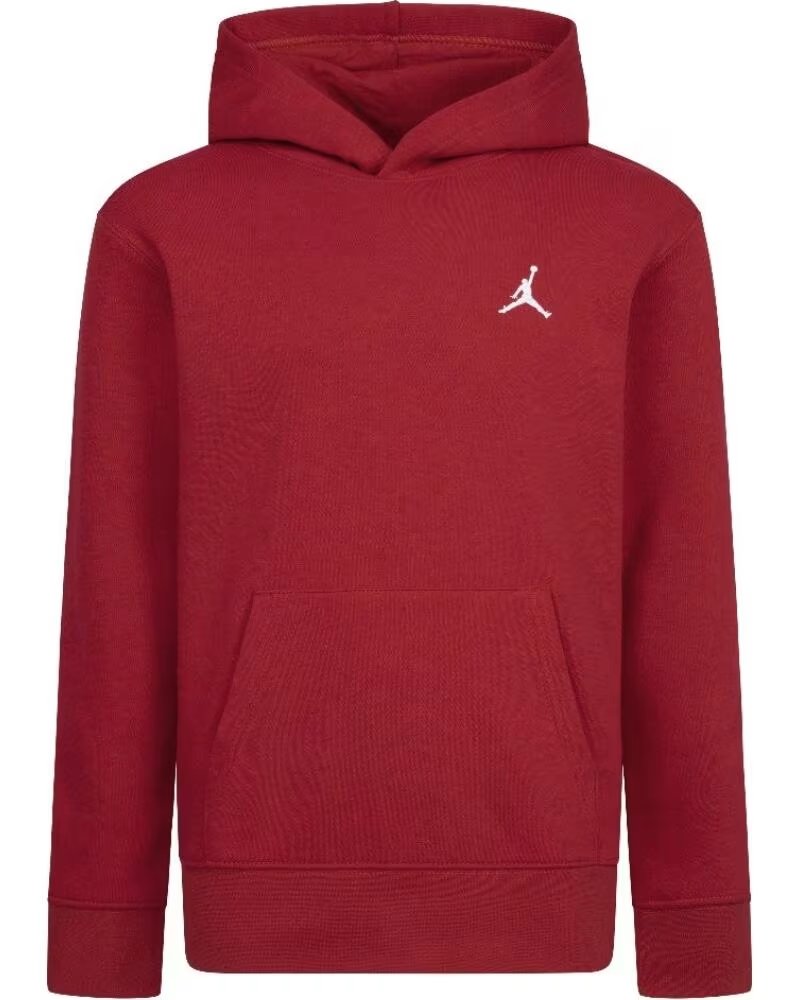 NIKE FELPA MJ BROOKLYN FLC PO C-O 9BD232 R78 ROSSO ROJO
