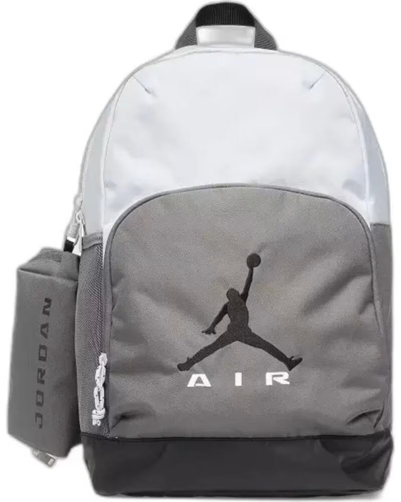 NIKE JAN AIR RAID ZAINO JORDAN GRIGIO NERO ASTUCCIO 9A9250 G3A GRIS