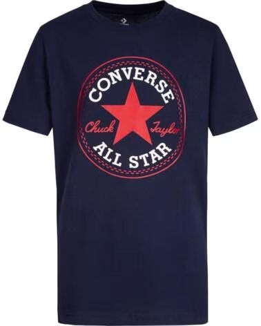 CONVERSE T-SHIRT CHUCK PATCH 966500 BA0 MARINEBLAU AZUL