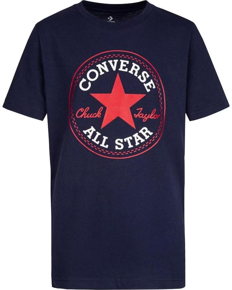 CONVERSE T-SHIRT CHUCK PATCH 966500 BA0 MARINEBLAU AZUL