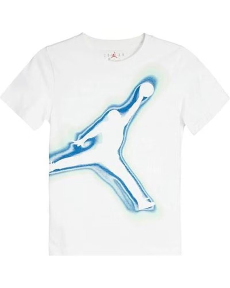 NIKE T-SHIRT JDB AIR HEATMAP JUMPMAN HBR SS 95D238 001 WEISS BLANCO