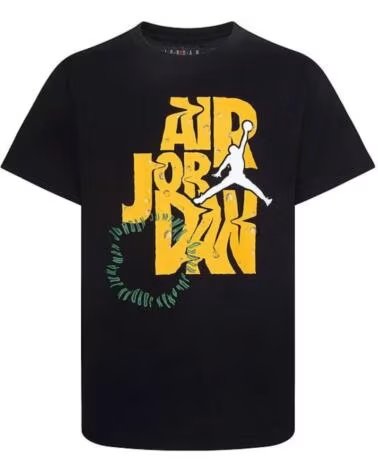 NIKE T-SHIRT JDB FUEL UP COOL DOWN DROPS SS 95D150 023 SCHWARZ NEGRO