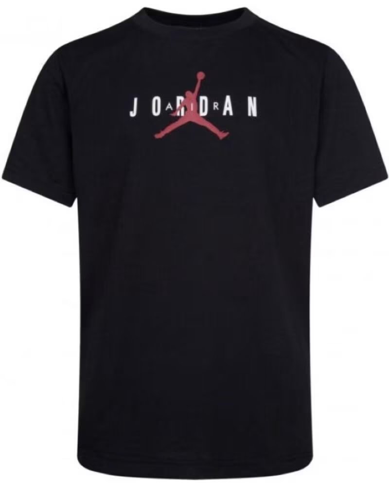 NIKE JDB JUMPMAN SUSTAINABLE GRAPHI 95B922 023 KINDER KURZARMSHIRT SCHWARZ NEGRO