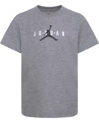 NIKE T-SHIRT JDB JUMPMAN SUSTAINABLE GRAPHI 95B922 GEH GRIS
