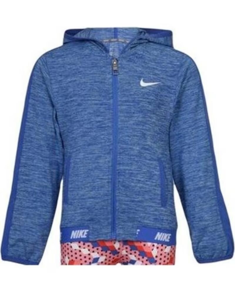 NIKE FELPA CON CAPPUCCIO 937-B8Y BLU AZUL
