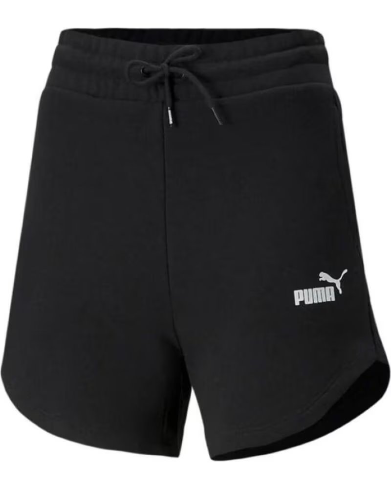 PUMA Pantaln corto ESS 5 HIGH WAIST SHORT 848339 01 Negro NEGRO