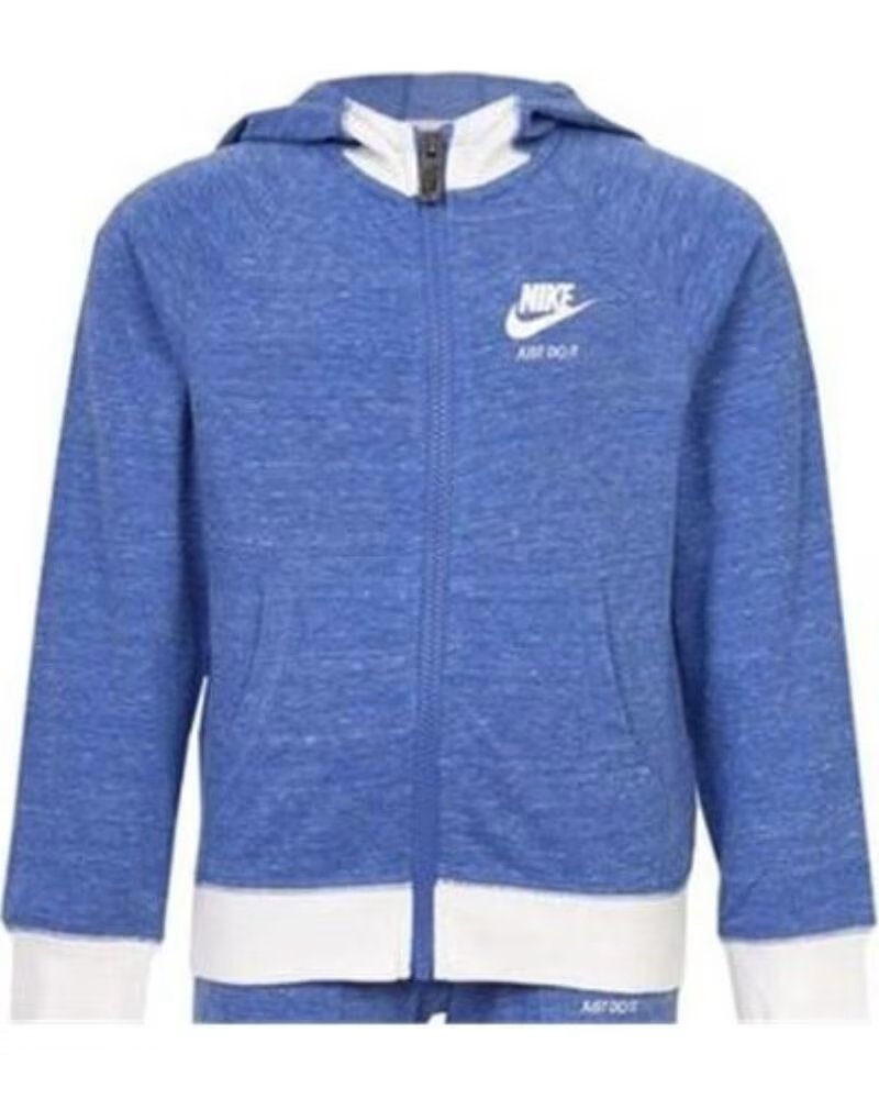 NIKE SUDADERA CON CAPUCHA 842-B9A AZUL