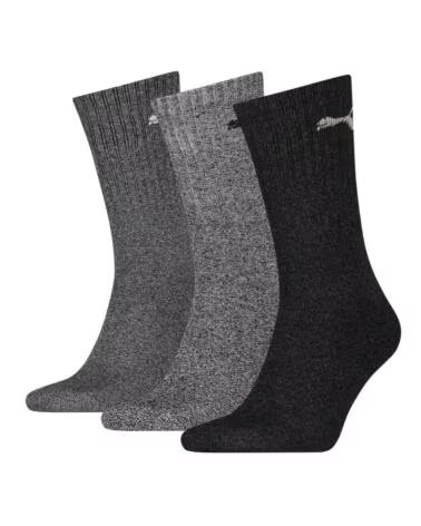PUMA CALCETINES CREW SOCK 3P 7312 GRIS