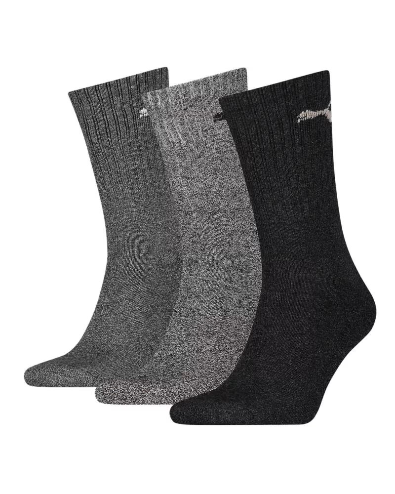PUMA CALCETINES CREW SOCK 3P 7312 GRIS