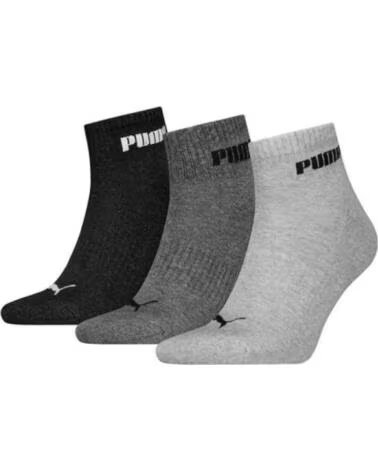 MEIAS PUMA QUARTER PLAIN 3P 701225904 GRIS
